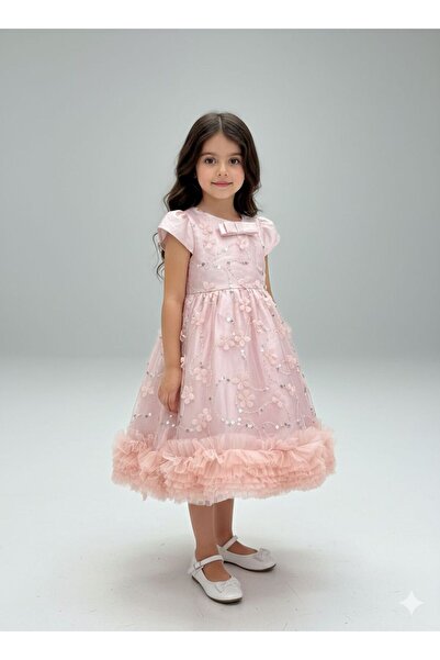 Pyramid masterpieces Girls' dress with a subtle sheen