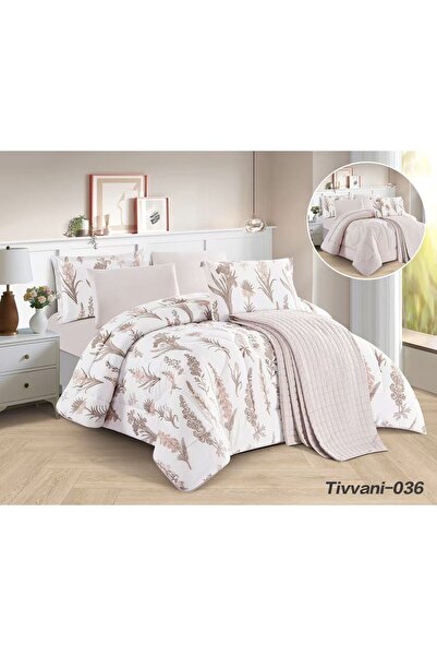 Asia Luxurious summer bridal Double bedspread + 2 comforters - 7-piece set - ...