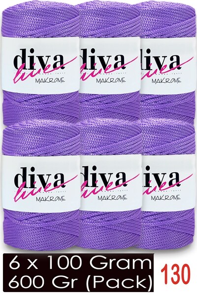 Diva İplik 1,5 mm - 600 gr - Poliester Makrame Torba Supla konopac (paket od ...