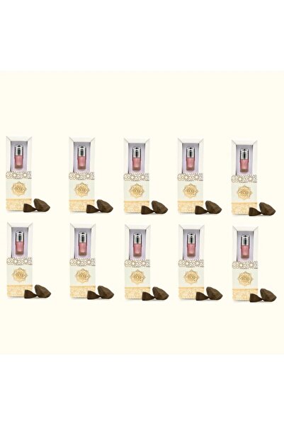 ZURA توزيعات مسك البودرة الفاخر + كسر عود محسن - 10 علب