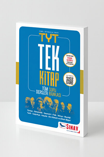 Sınav Yayınları TYT Tek Kitap Tüm Dersler Soru Bankası Sınav Yayınları(Güncel...