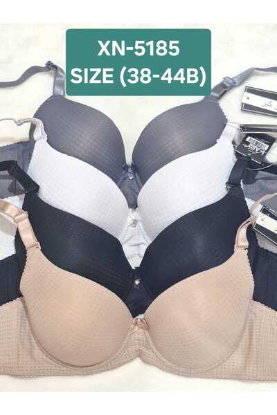 LADY CARE High-quality underwired padded bra set of 4 pieces in different colors