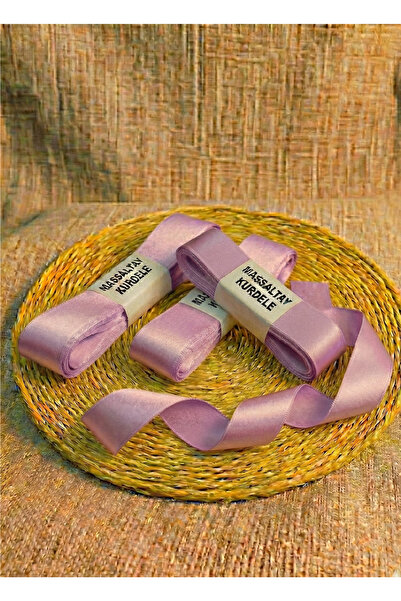 Massaltay Luxury Double Sided Satin Ribbon 4 cm 10 Meters Shiny Decorative Ri...