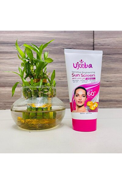 ujooba SPF 60+ Sensitive Brightening Sunscreen with Vitamin C | Lightweight U...