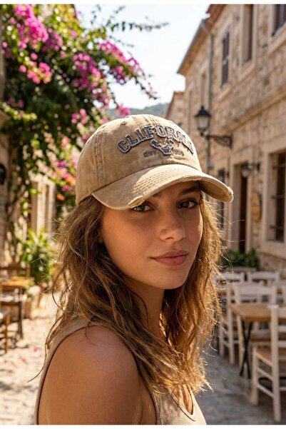 LAGRANZE قبعة كاليفورنيا هيريتيج - قبعة للجنسين بتفاصيل تطريز فاخرة