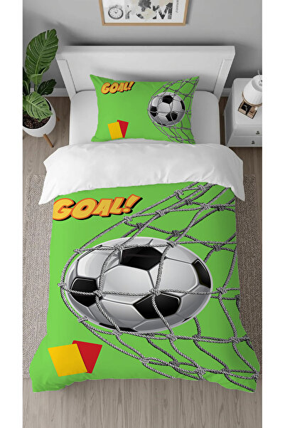GREENDECOR Goal Football Ball Goal Patterned Design Digital Printed Special D...