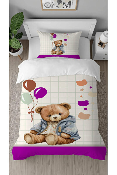 GREENDECOR Teddy Bear Balloon Toy Patterned Design Digital Printed Special De...