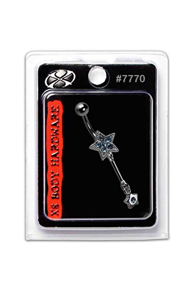 X8 BODY HARDWARE USA Navel Jewel Dangle- Star