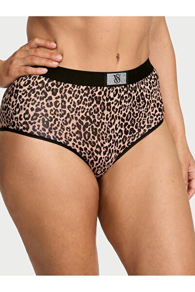 Victoria's Secret Sparkling Logo Cotton Brief Panties