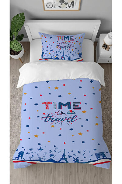 GREENDECOR World Travel Cities Patterned Design Digital Printed Special Desig...