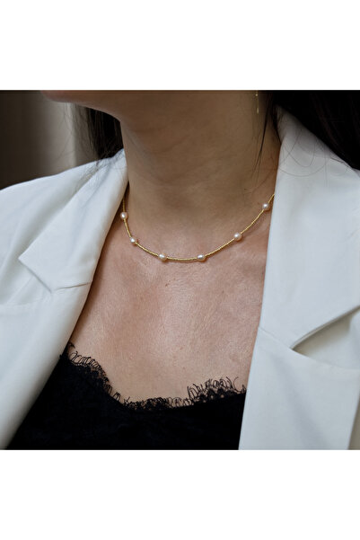 BLACK SWAN Bijoux Colier margele colorate de vara - Perle de cultura si crist...