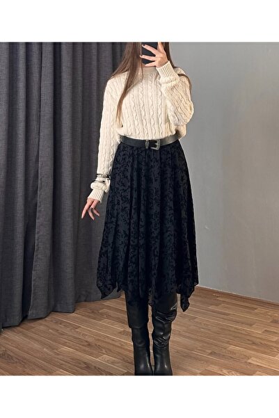 HG Dantel astarlı etek