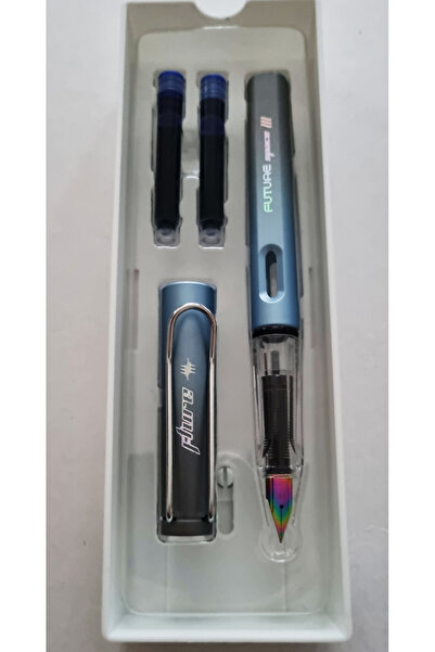 Modellino Dolma Kalem 2 Kartuş Tüplü Sert PVC Kutulu Soft Pastel ve Metalik R...