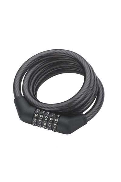 Strend Pro Bicycle lock with combination, 84620, 10mm x120cm, 5-digit code