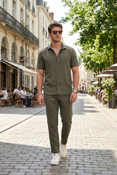 Buratti Ανδρικό Παντελόνι Κανονικής Εφαρμογής με Ίσια Γραμμή CF26S611639