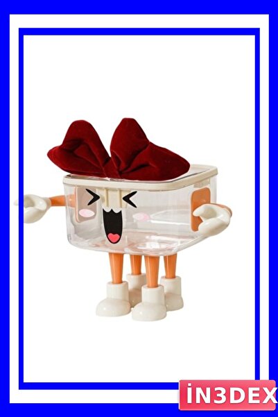 İN3DEX Transparent Plastic Fun Facial Expression Organizer Box