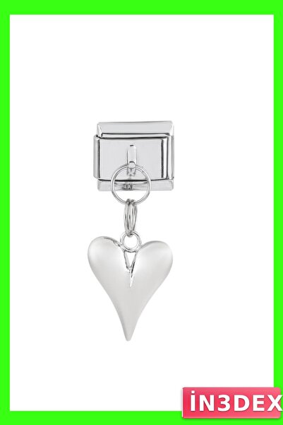 İN3DEX Stainless Steel Pendant Waterproof Heart Design