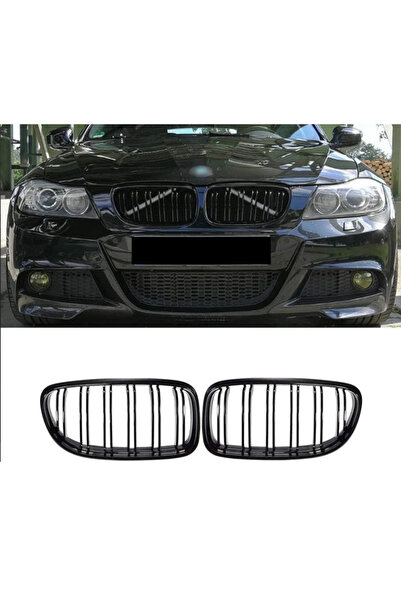 CESAUTO BMW 3 SERİSİ E90 LCI (2008-2012) PARLAK SİYAH ÇİFT ÇITA PANJUR TAKIMI...