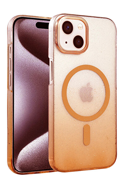 NewFace غطاء STOROZAL اللامع لهاتف iPhone 14 (235140) - برتقالي