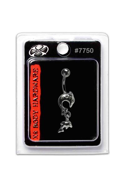 X8 BODY HARDWARE USA , S. Steel 316L Dolphin Navel