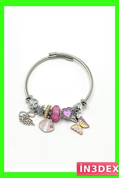 İN3DEX Pink Temali Stone Steel