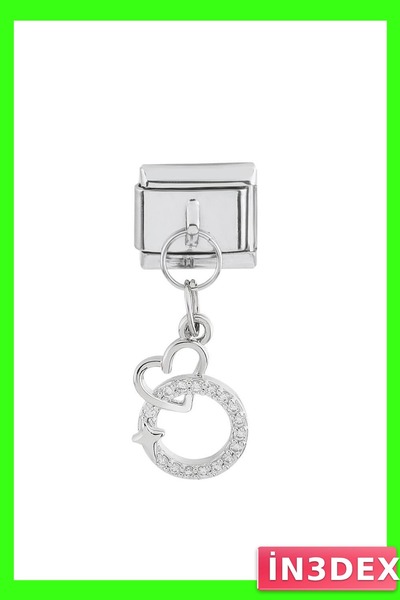 İN3DEX Stainless Steel Heart Star Charm Accessory