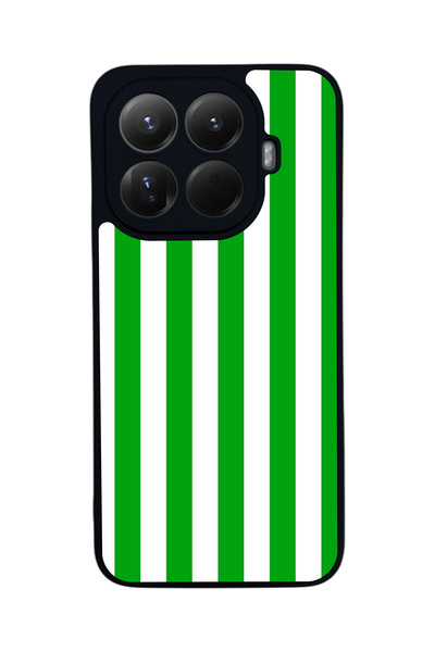 Aksel Kılıf غطاء حماية متوافق مع Mi 15 T Pro 5G، مطبوع، أسود غير لامع، سيليكو...