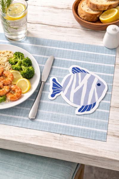 safestore مناديل مطبوعة على شكل سمكة للاستخدام مرة واحدة 20 قطعة