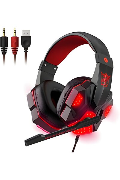 SOYTO SY830MV Wired Gaming Headset, Over-Ear Gaming Headset with Microphone a...