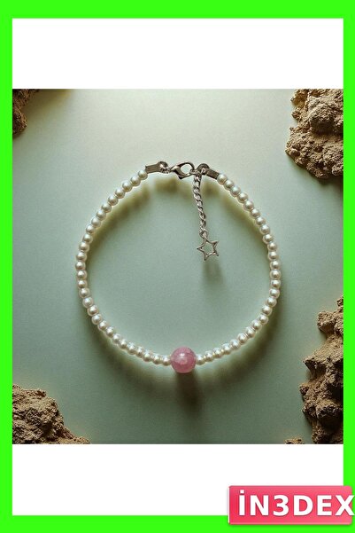 İN3DEX Handmade Pearl Detailed Adjustable Cat Collar Accessory