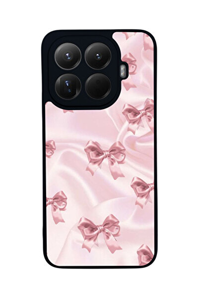 Aksel Kılıf Mi 15 t Pro 5g Compatible Printed, Matte Black, Soft Silicone, Pr...