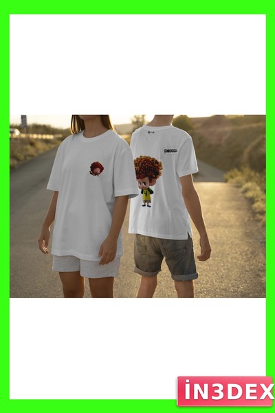 İN3DEX Character Printed Cotton T-Shirt in Various Sizes