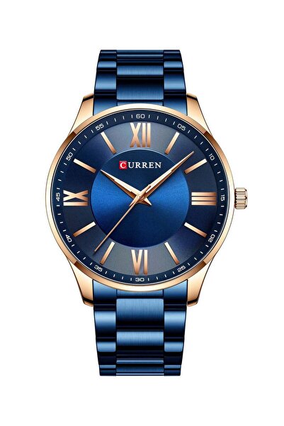Curren Men's Waterproof Stainless Steel Band Casual Quartz Watch