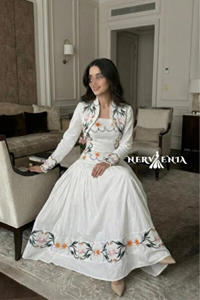 narvenia Eid dress bolero with jacket
