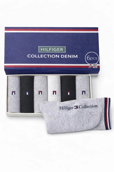 Hilfiger Denim 6 Pieces of Bamboo Socks with Box