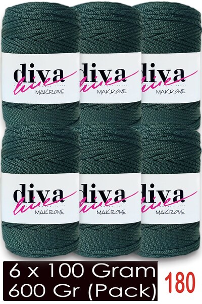 Diva İplik 1,5 мм – 600 г – Полиестерна макроме връв за чанти и подложки (опа...
