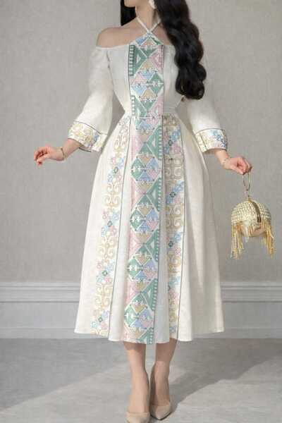 joodfashion Women's midi jalabiya