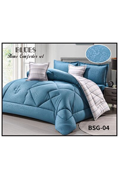 BLUES Rozana Luxury Summer Bedspread, Single and a Half Size, 4 Pieces: A Lux...