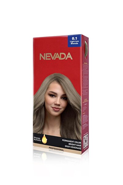 NEVADA Women's Hair Dye Shade 8.1 (Light Ash Blonde)