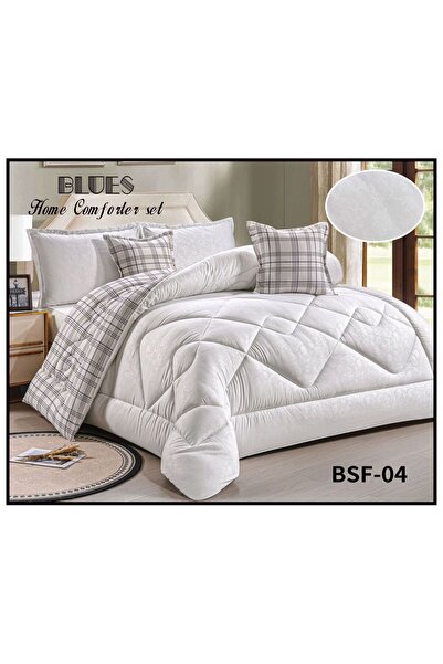 BLUES Royal Summer Bedspread, Single and a Half Size, Rose, 4 Pieces - Luxuri...