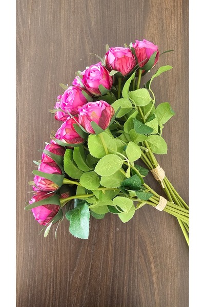 Omelas Yapay Pembe Gül Buketi 36 Cm.