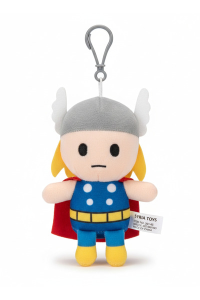 synshop Thor Plush Keychain Toy Bag Ornament Charm Gift