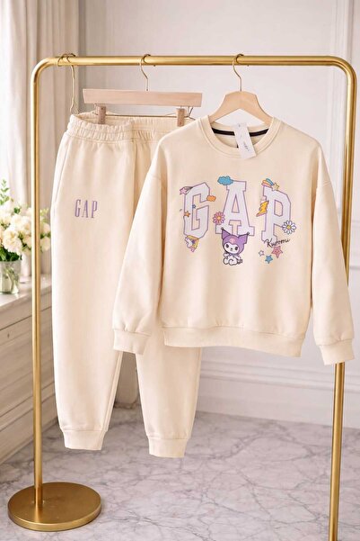 MİREYA KİDS Kuromii Girls' Top and Bottom Set