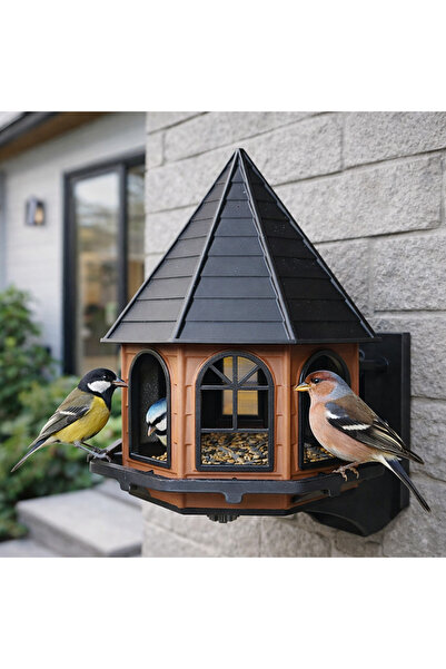 Balera Tasarım Dekoratif Kuş Yemliği/ Evi