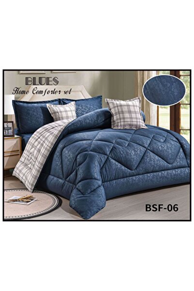 BLUES Royal Summer Bedspread, Single and a Half Size, Rose, 4 Pieces - Luxuri...