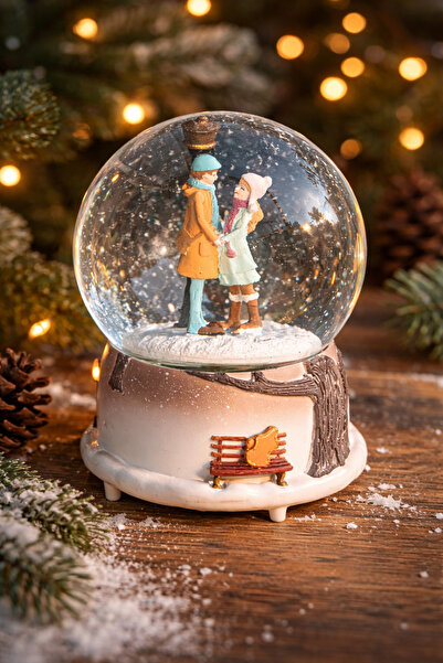 THE BOHEMM Nostaljik Sevgili Kar Küresi Büyük boy