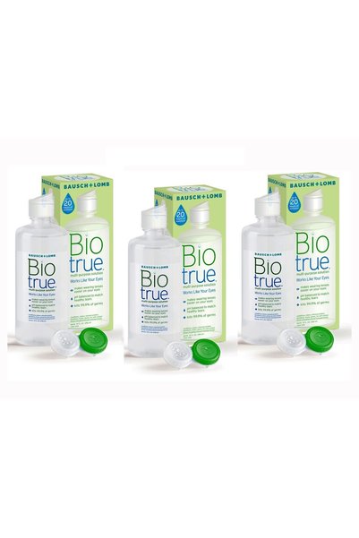 Bausch & Lomb Bio True 100ml 3'lü Paket Lens solüsyonu