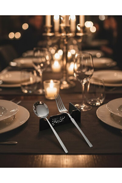 CT STONES حامل عرض مكون من 6 قطع للشوك والملاعق بتصميم ثلاثي الأبعاد مخصص، من...