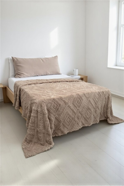 VESSİNOHOME Elara Wellsoft скандинавско покривало за легло 180x215 cm – дебел...