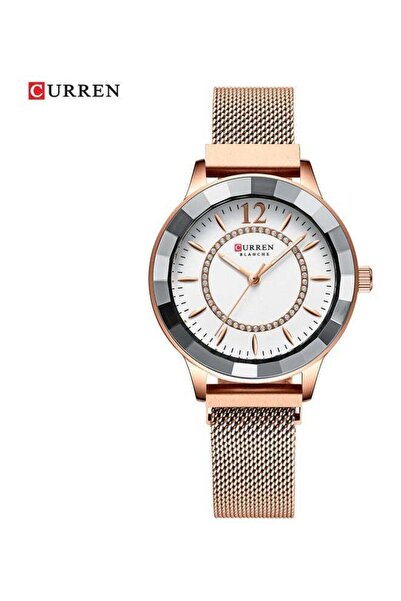 Curren Stylish Analog Wrist Watch - 38 mm - Rose Gold